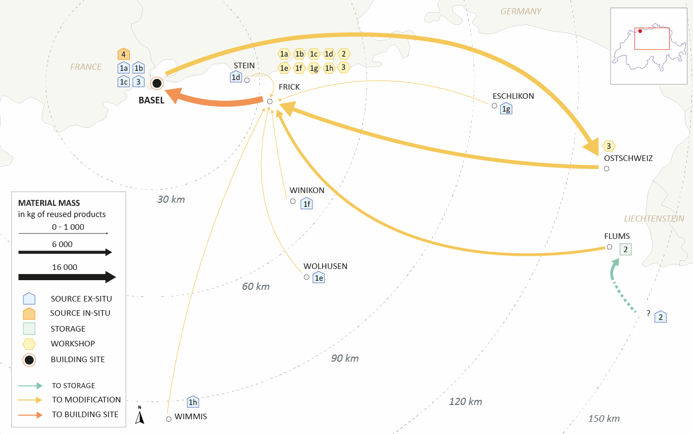 Reuse map